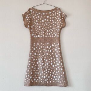 Adolfo Domínguez | Dotted cutout design dress